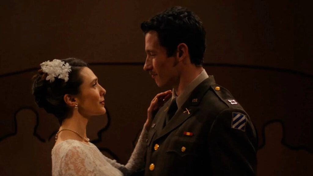 Crítica | Eternidade - Elizabeth Olsen e Callum Turner em cena do túnel de memórias