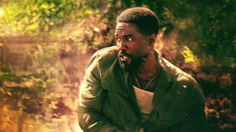 Ator Yahya Abdul-Mateen II em cena de ação na série Homem em Chamas, um dos grandes destaques das estreias da semana na Netflix
