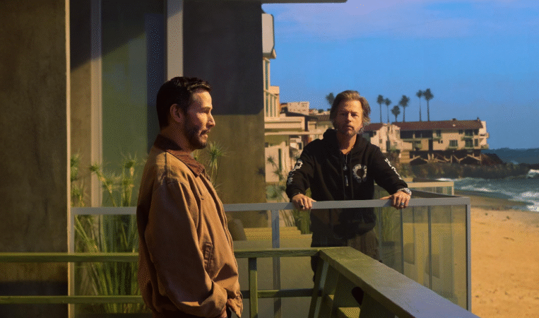 Novo filme com Keanu Reeves na Apple TV Consequência cena com David Spade na praia