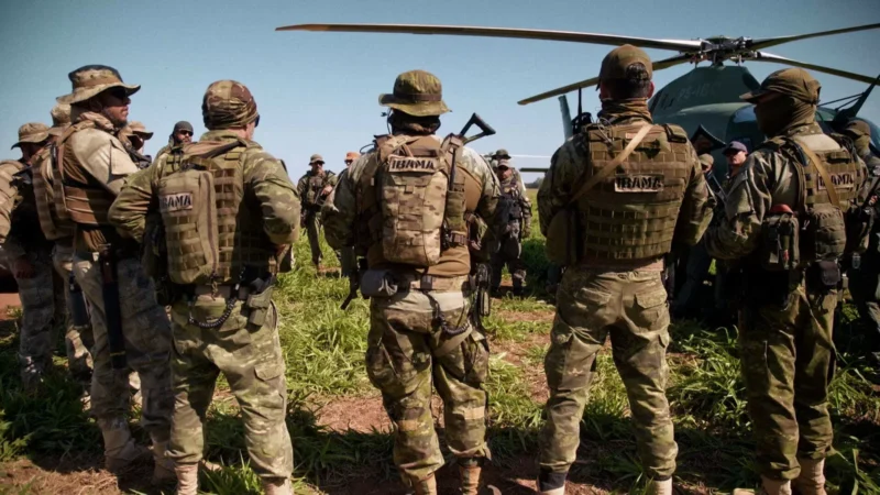 Agentes do IBAMA reunidos em Operação Guerra Verde entre os principais filmes e séries da semana.