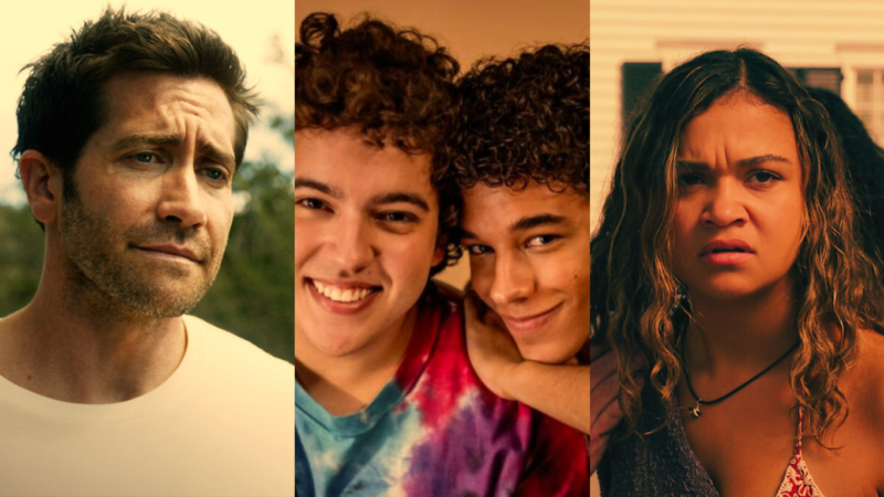 Colagem com cenas de grandes estreias de filmes e séries que chegam no streaming em agosto.