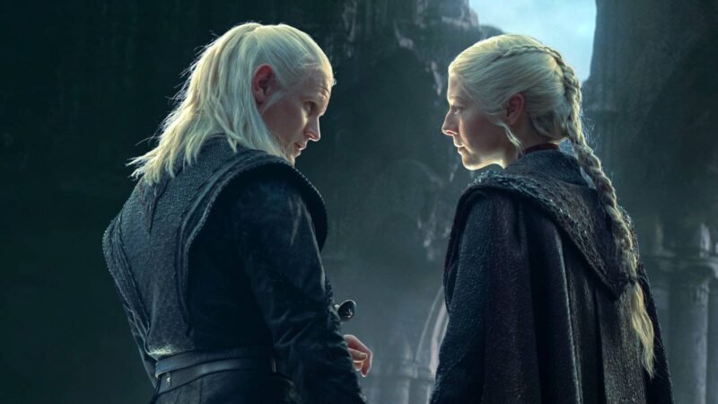 Daemon e Rhaenyra Targaryen em A Casa do Dragão entre as séries favoritas de agosto