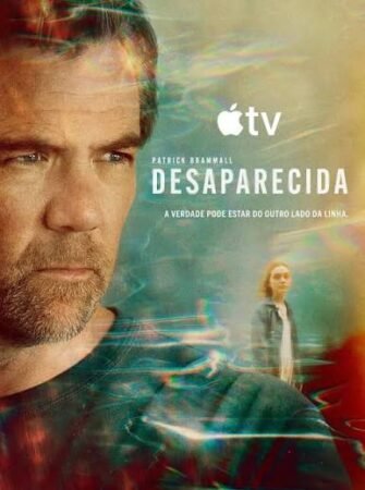 Cartaz oficial de Desaparecida 2026 com Patrick Brammall como Ian e uma jovem ao fundo.